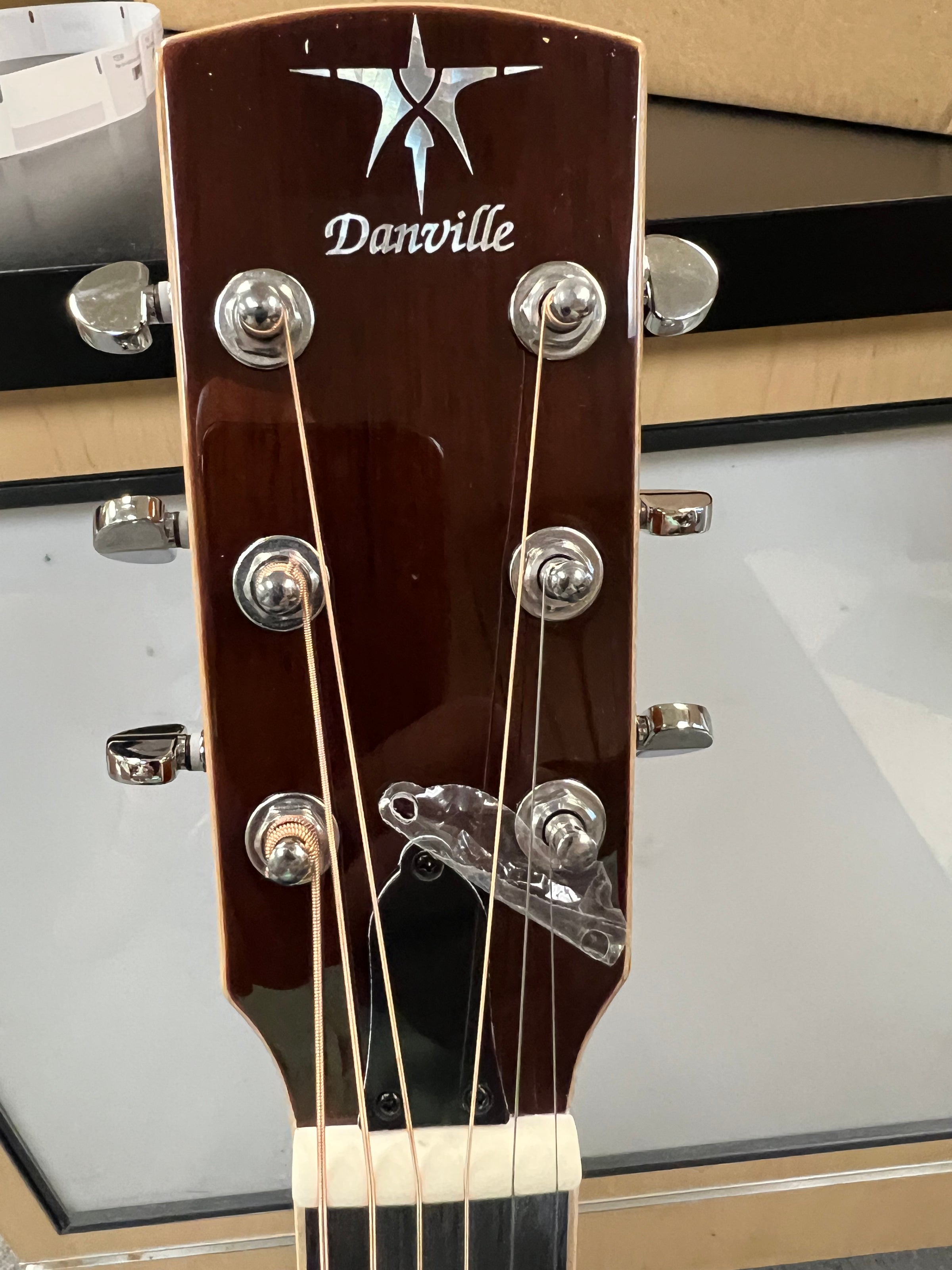 Danville RDL-70CEQ 6-String Dobro Resonator Acoustic-Electric