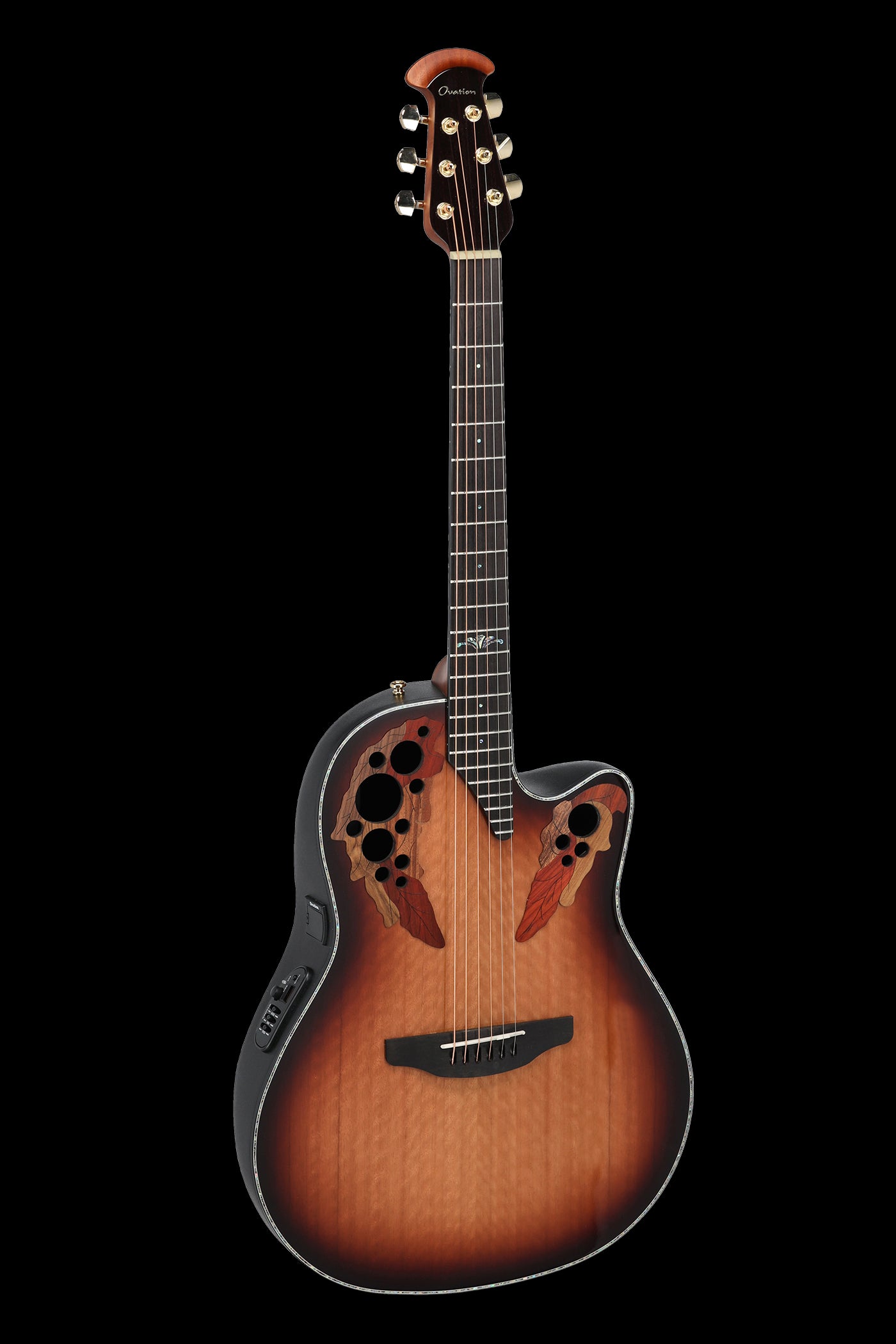 Ovation Celebrity CE44P‑SM‑G Ovation Celebrity Elite Plus CE44P-SM Mid-Depth Acoustic-Electric