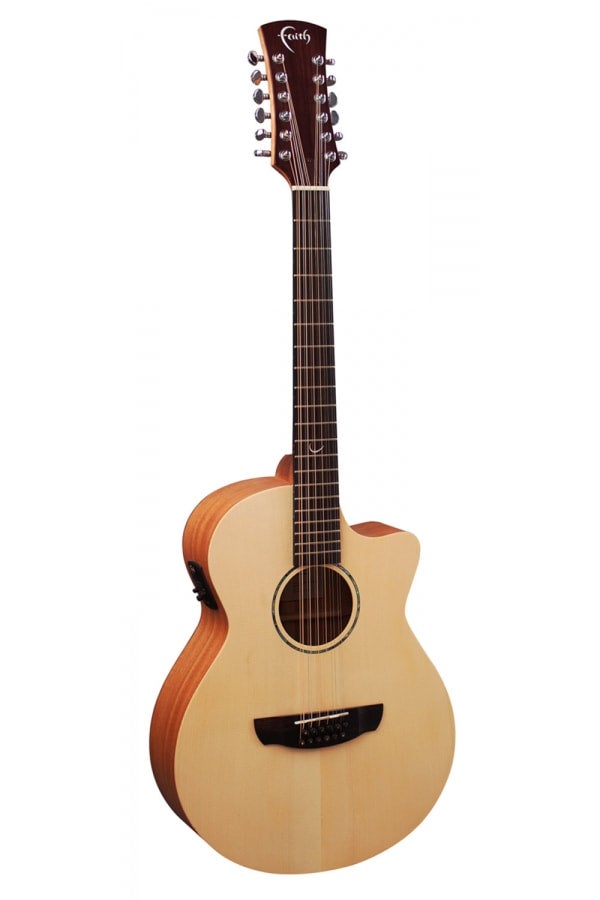 Faith Fkv12 Venus Naked Series 12 String Acoustic Electric Guitar W