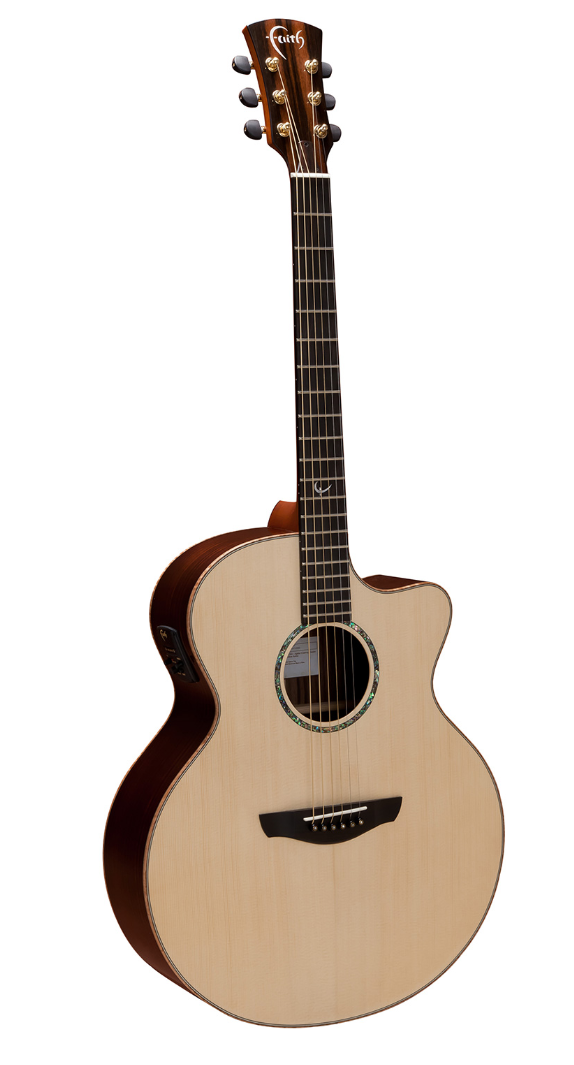 Faith Fkse Saturn Naked Electro Square Shouldered Dreadnought Acoustic