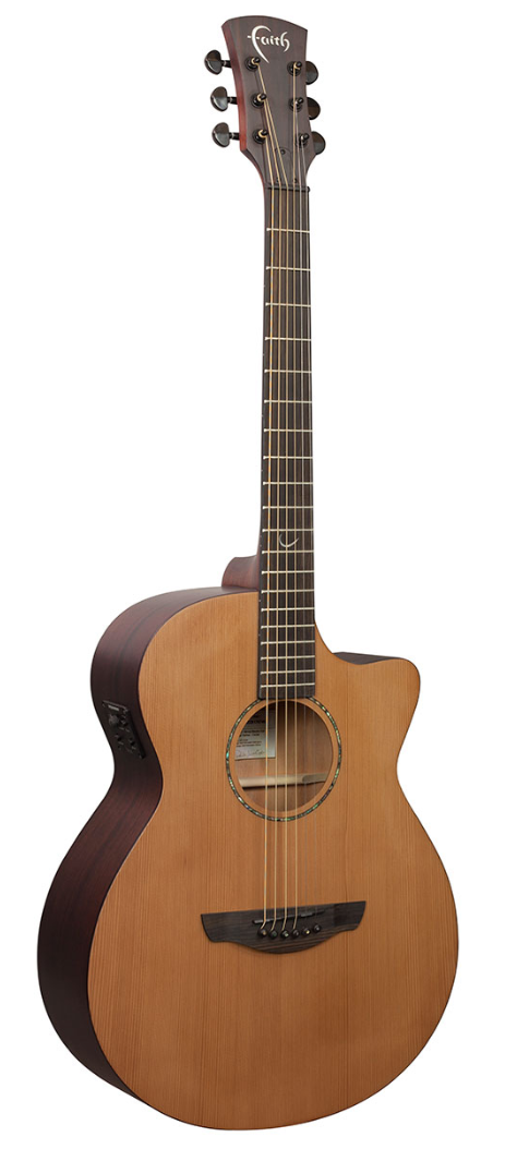 Faith Fkvcd Venus Naked Cut Electro Cedar Mahogany Acoustic Electric